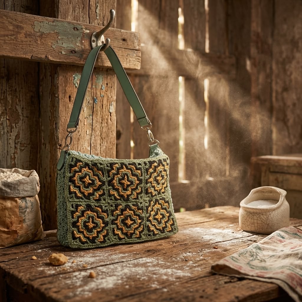 Tas Mozaik Rajut Renna Craft